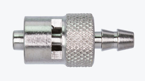 A1212 Male Luer Lock to 0.175" O.D. Barb (knurled)